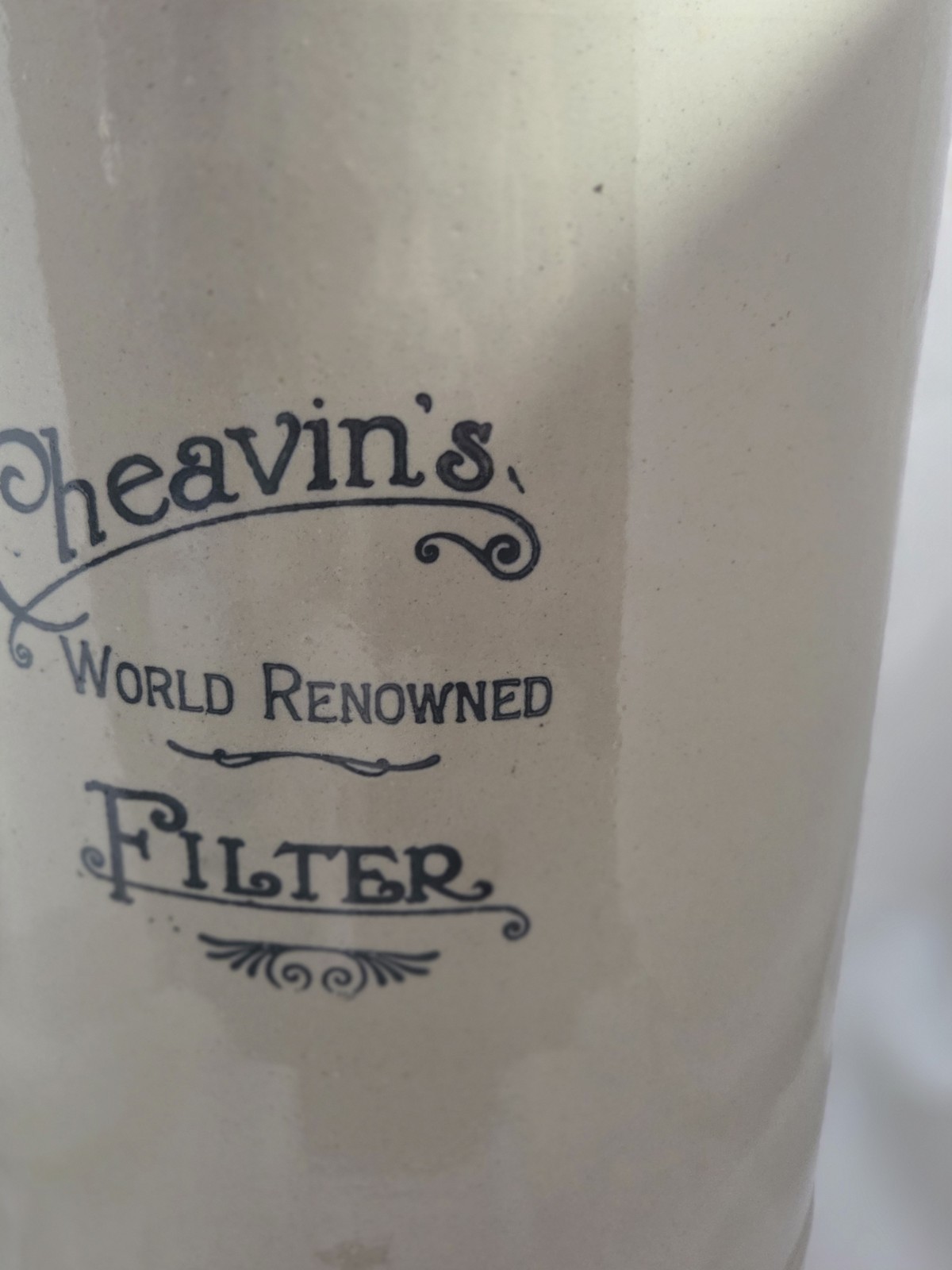 Antigue Cheavin’s World Renowned Victorian Water Filter. Complete with all parts