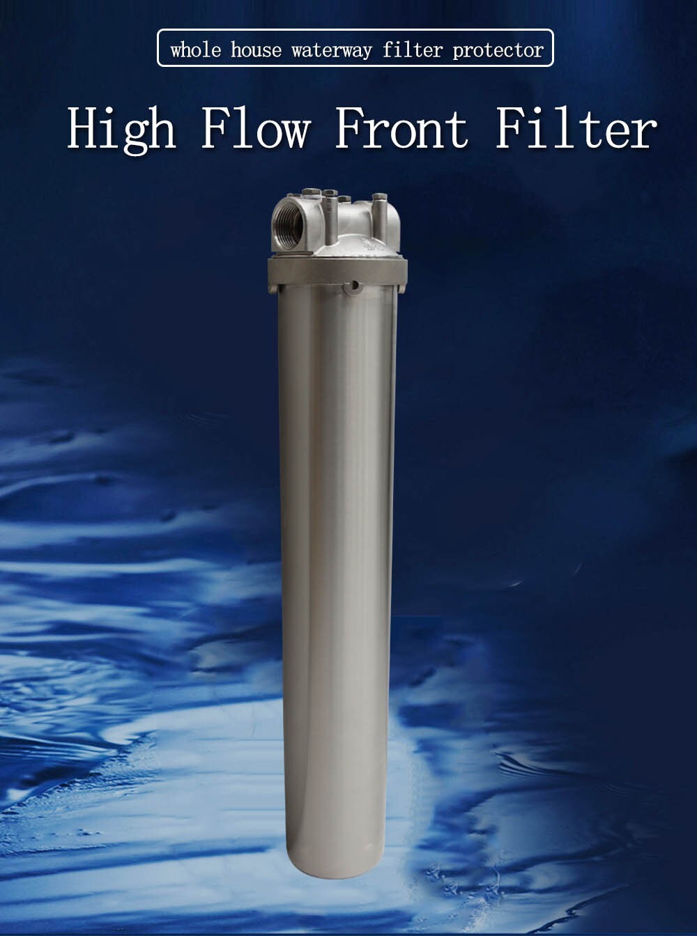 1″ NPT Stainless Steel Filter Housing Heavy Duty for 20″ Filter Cartridges