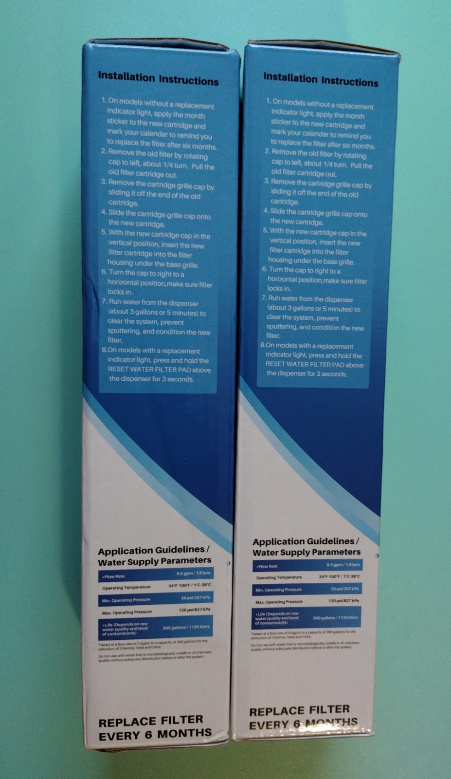 NEW 2 Pack IcePure RWF0500A Refrigerator Water FILTERS Replacement