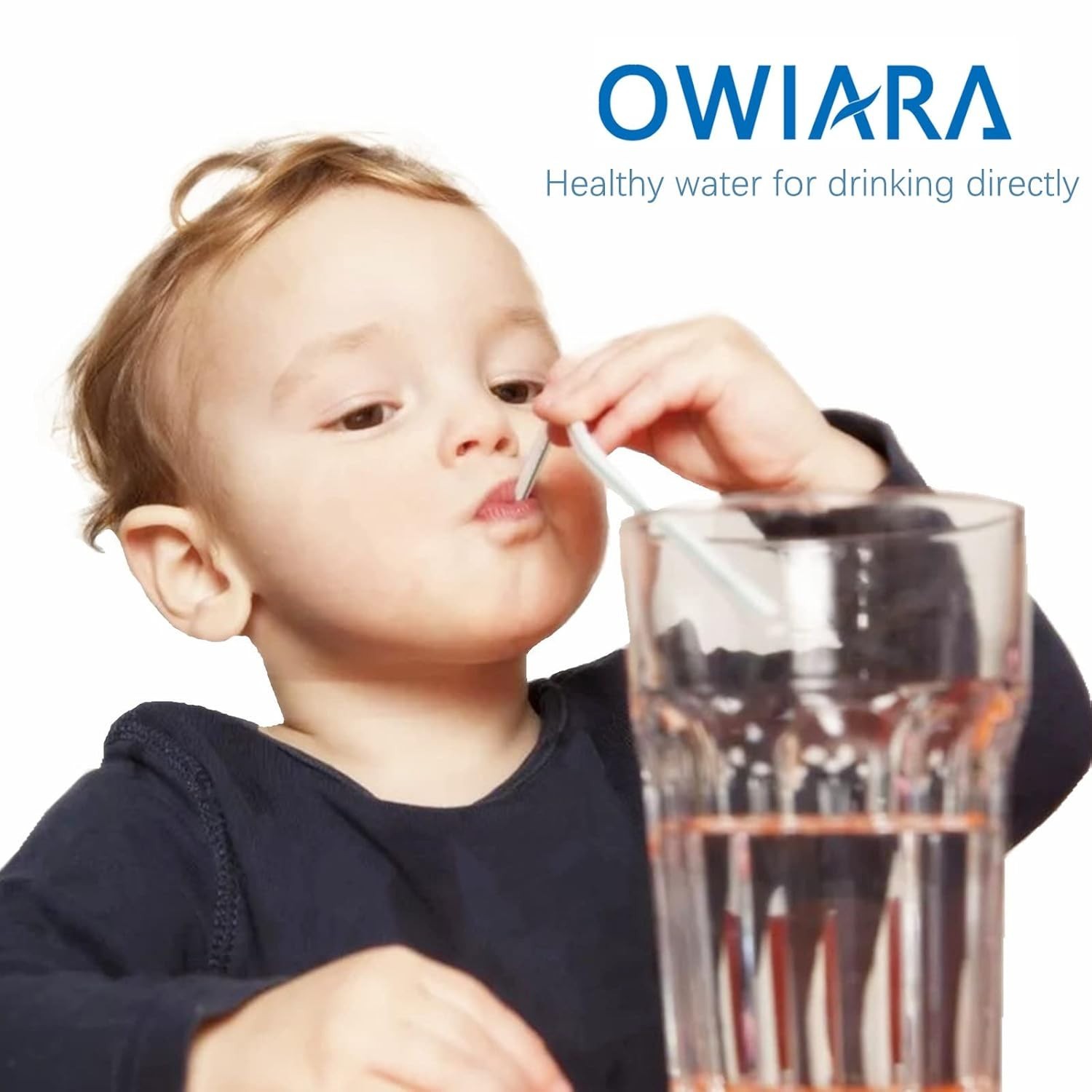 Manual Powered 14-Cup Water Filter Pitcher with Activated Carbon & Digital Alert