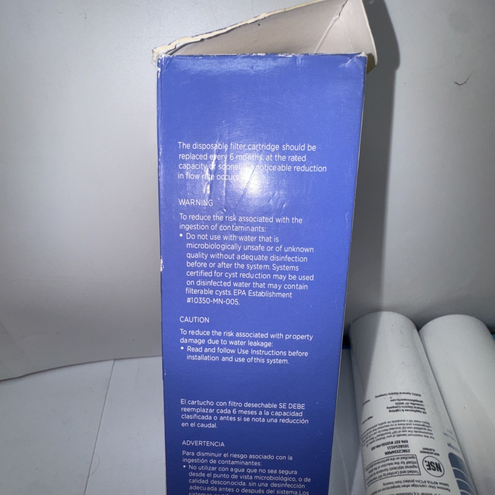 2 GE MSWF Smart Water Refrigerator Filter Refill Cartridge*Genuine* New & Sealed