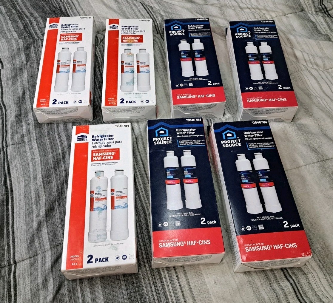 Project Source Refrigerator Water Filter 2 Packs #3846784 LOT OF 7 (14 In Total)