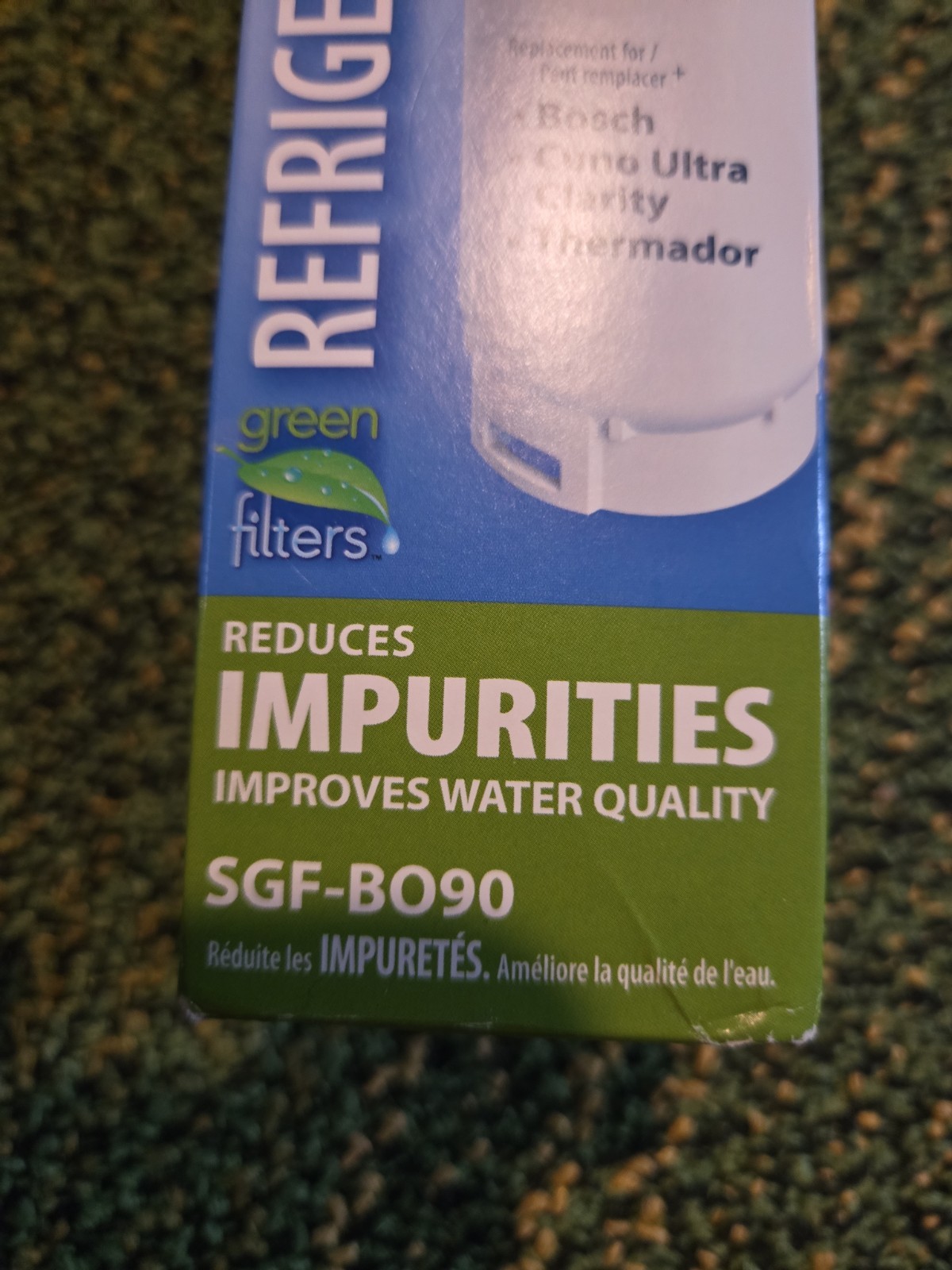 Swift Green Filter SGF-BO90 Replacement Fridge Water Filter Bosch Thermador Cuno