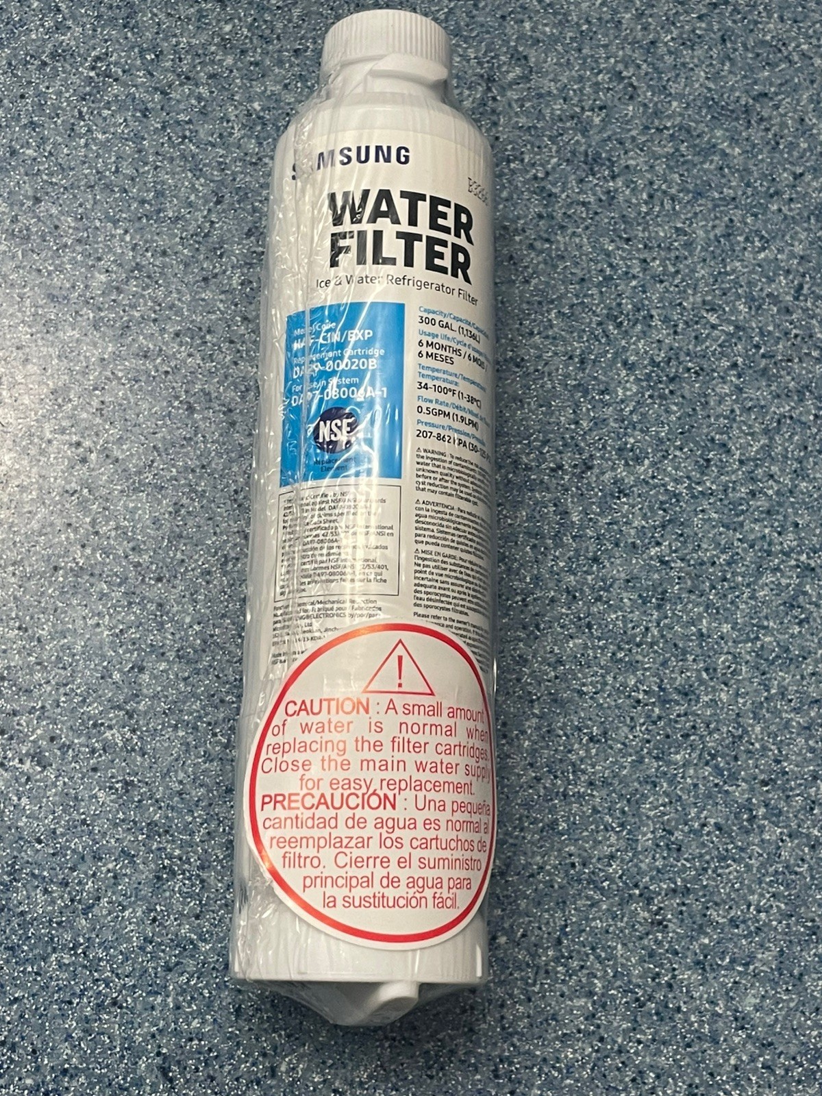 1 PACK Genuine Samsung DA29-00020B HAF-CIN/EXP-REFRIGERATOR Water Filter,USA