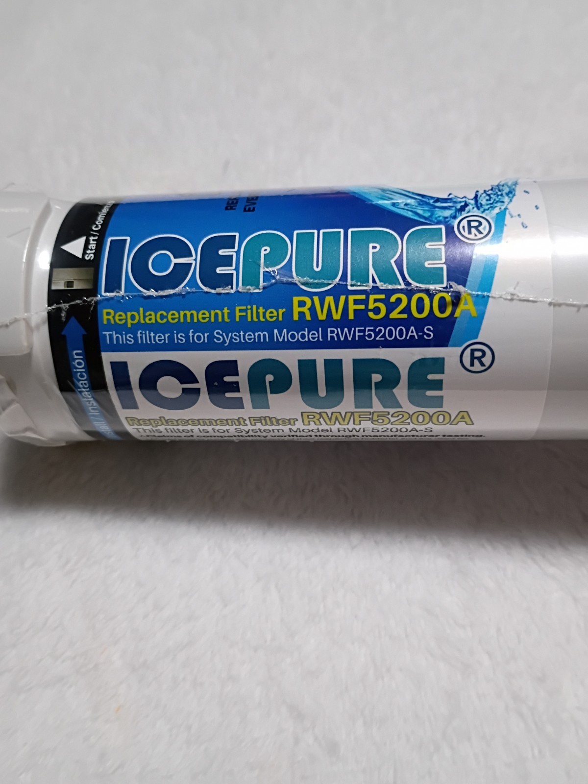 ICEPURE RWF5200A Water Filter Compatible for XWF (NOT Compatible for XWFE)