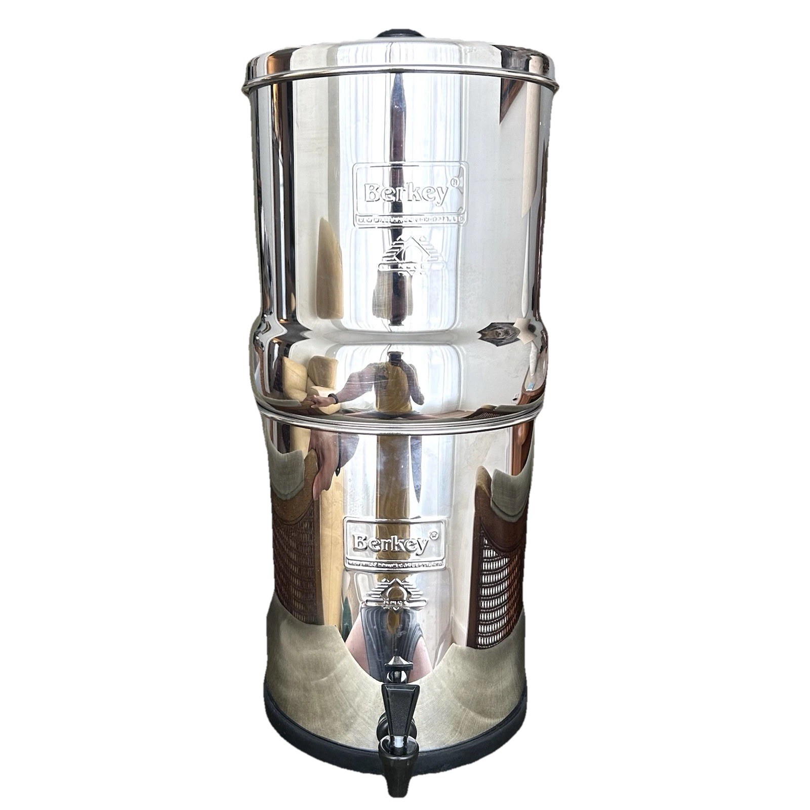 Big Berkey Water Filter System 2.25 Gallon Stainless Steel No Stand W Filters