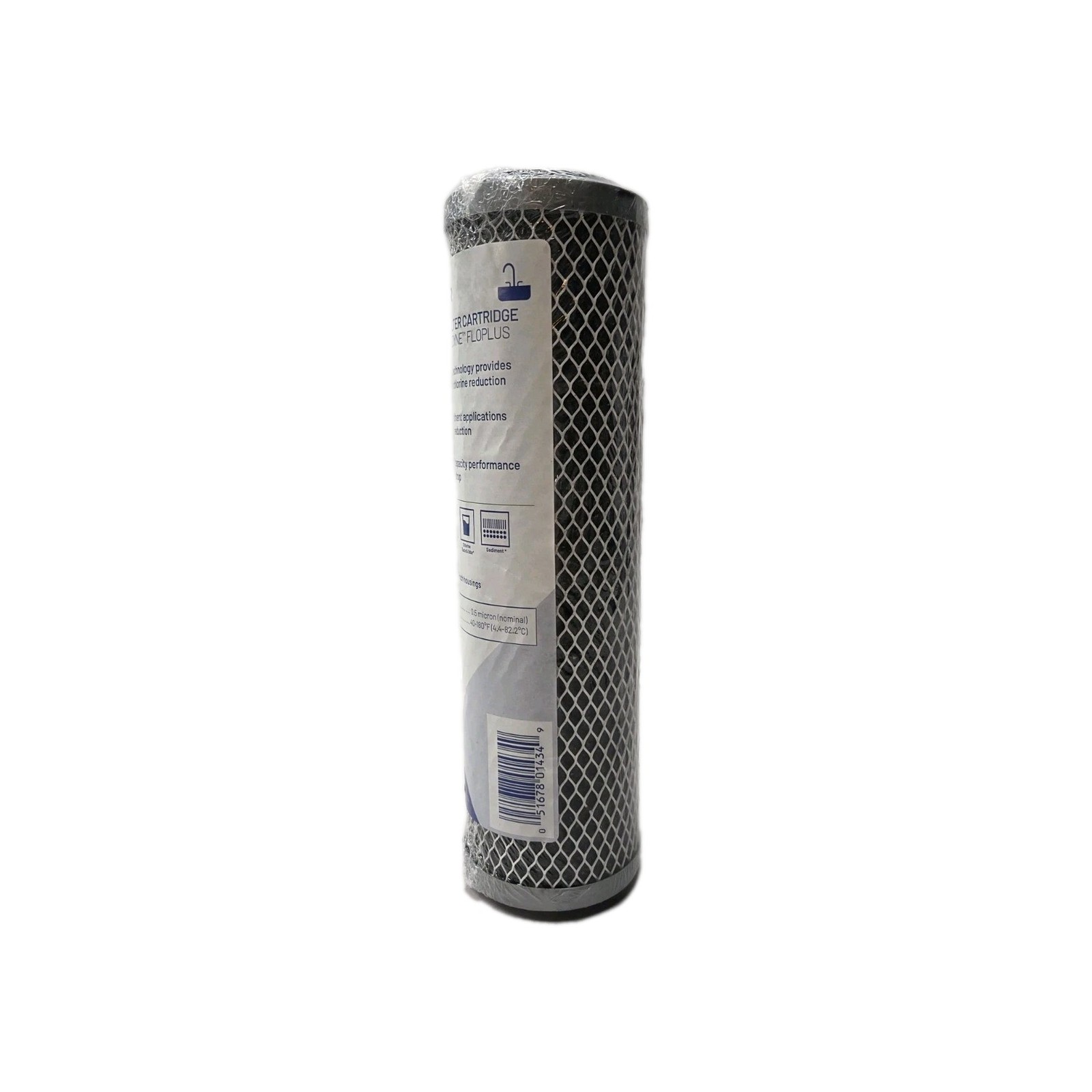 Pentek FLOPLUS-10 0.5 Micron 10 x 2.5 Whole House Carbon Block Water Filter