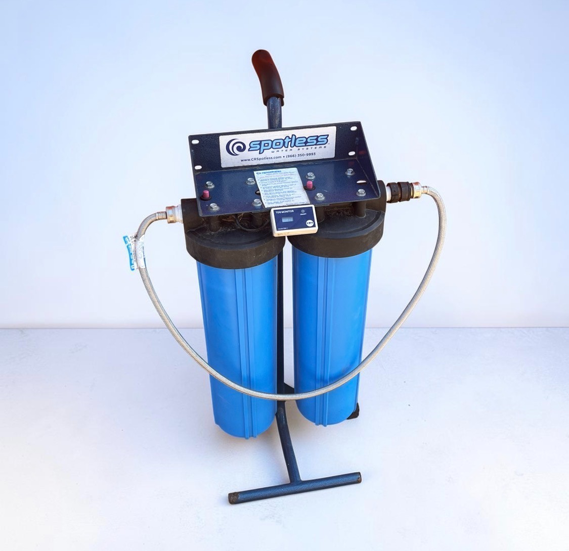 CR Spotless DIC-20 DI Water System Dual Canister w/ TDS Meter AS-IS
