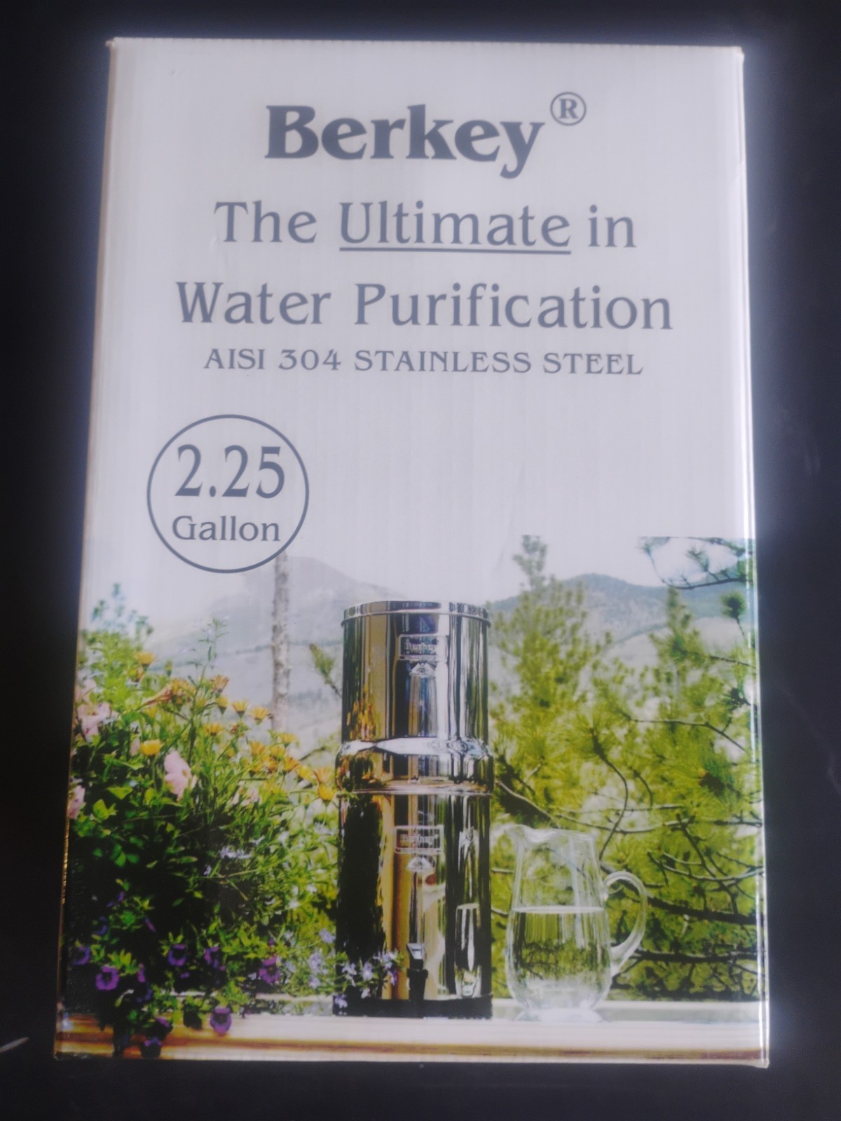 New Berkey Water Purification AISI 304 Stainless Steel 2.1 Gallon