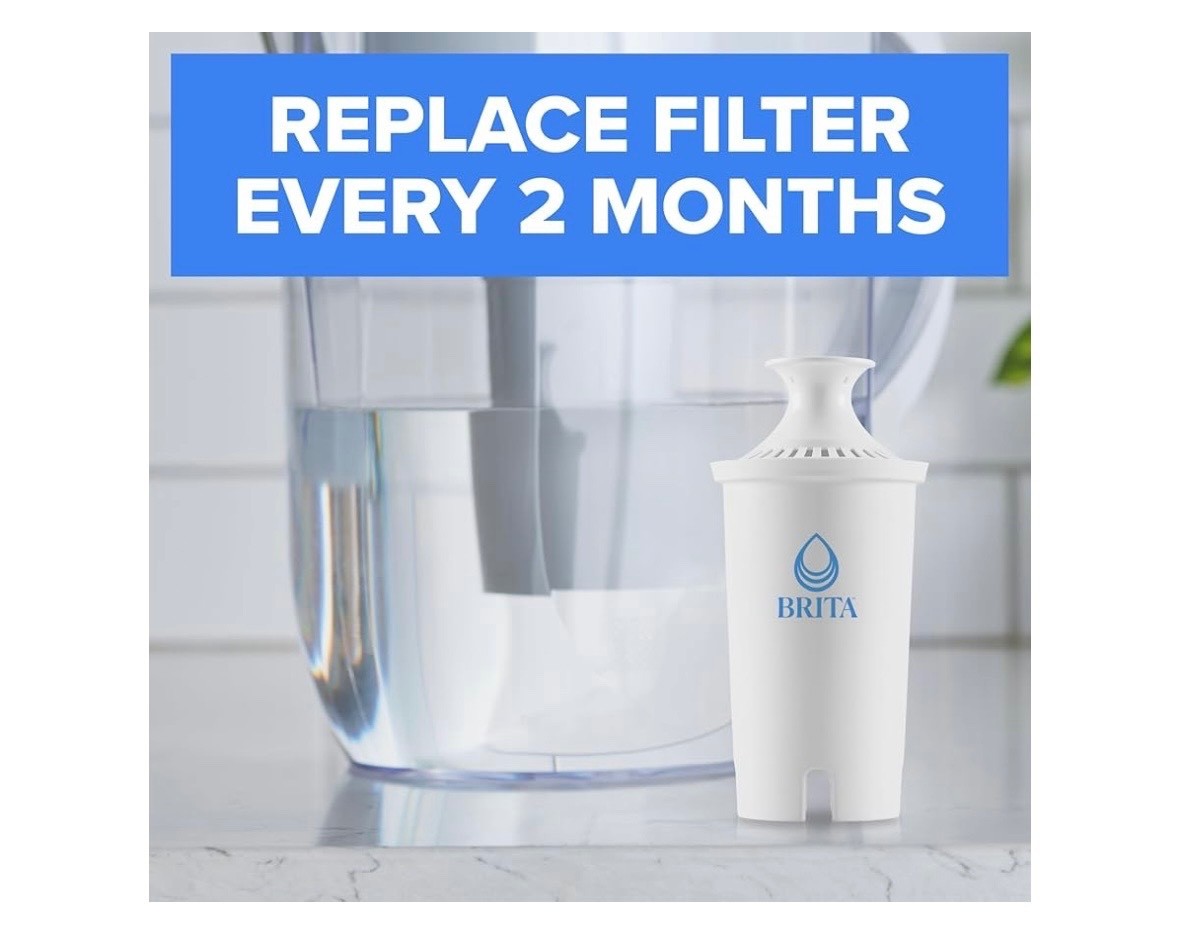 6 PACK Brita Standard Replacement Filters for Pitchers and Dispensers OB03