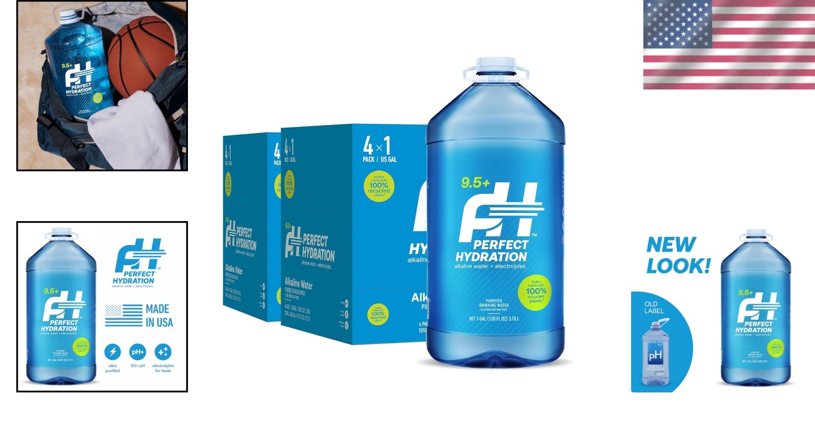 Electrolyte-Enriched Alkaline Water – 9.5+ pH – 8 Gallon Pack for Daily Wellness
