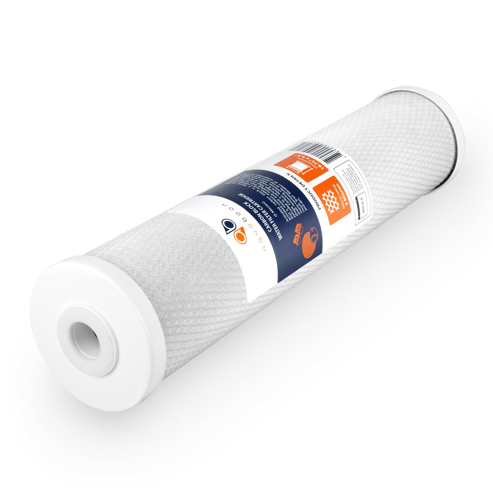 2PK of Aquaboon Big Blue 5µm Coconut Shell Carbon Block Water Filter 20″x4.5″
