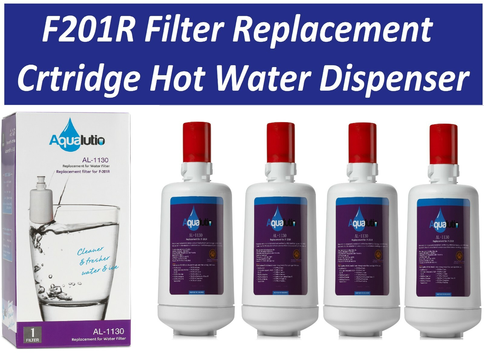 Fits F-201R Instant Hot Water Dispenser Replacement Filter Cartridge F201R