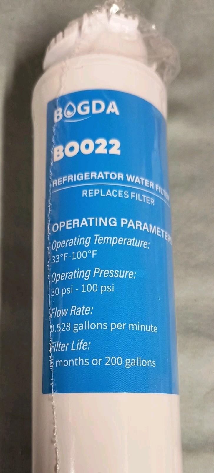 Set of 3 Bogda B0022 Water Filter Fit for EPTWFU01 Frigi-daire Replacement 3 CT