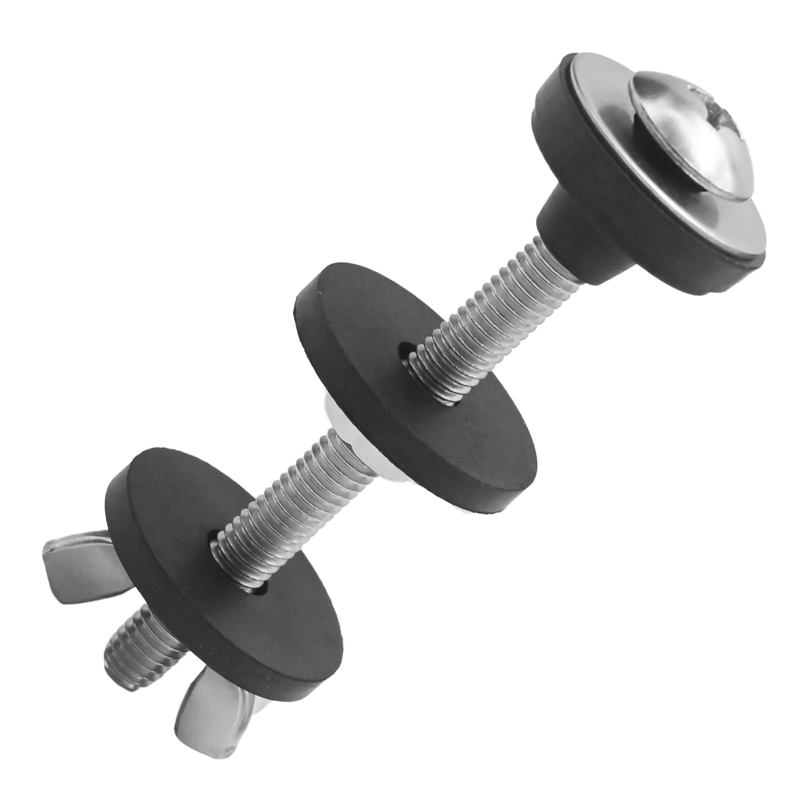 4 PCS Universal Toilet Tank To Bowl Bolt Kit Heavy Duty Stainless Steel