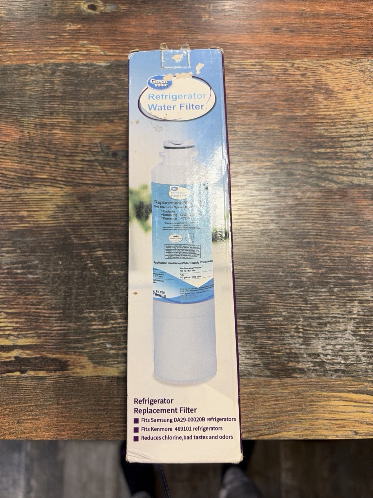 Great Value Refrigerator Water Filter-Replacement for Samsung & Kenmore