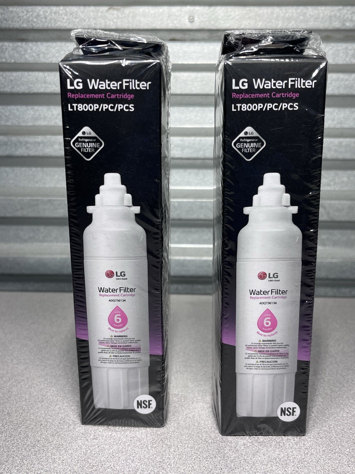 🔥2 PACK LG LT1000P/PC/PCS Authentic Genuine Water Filter Replacement Cartridge