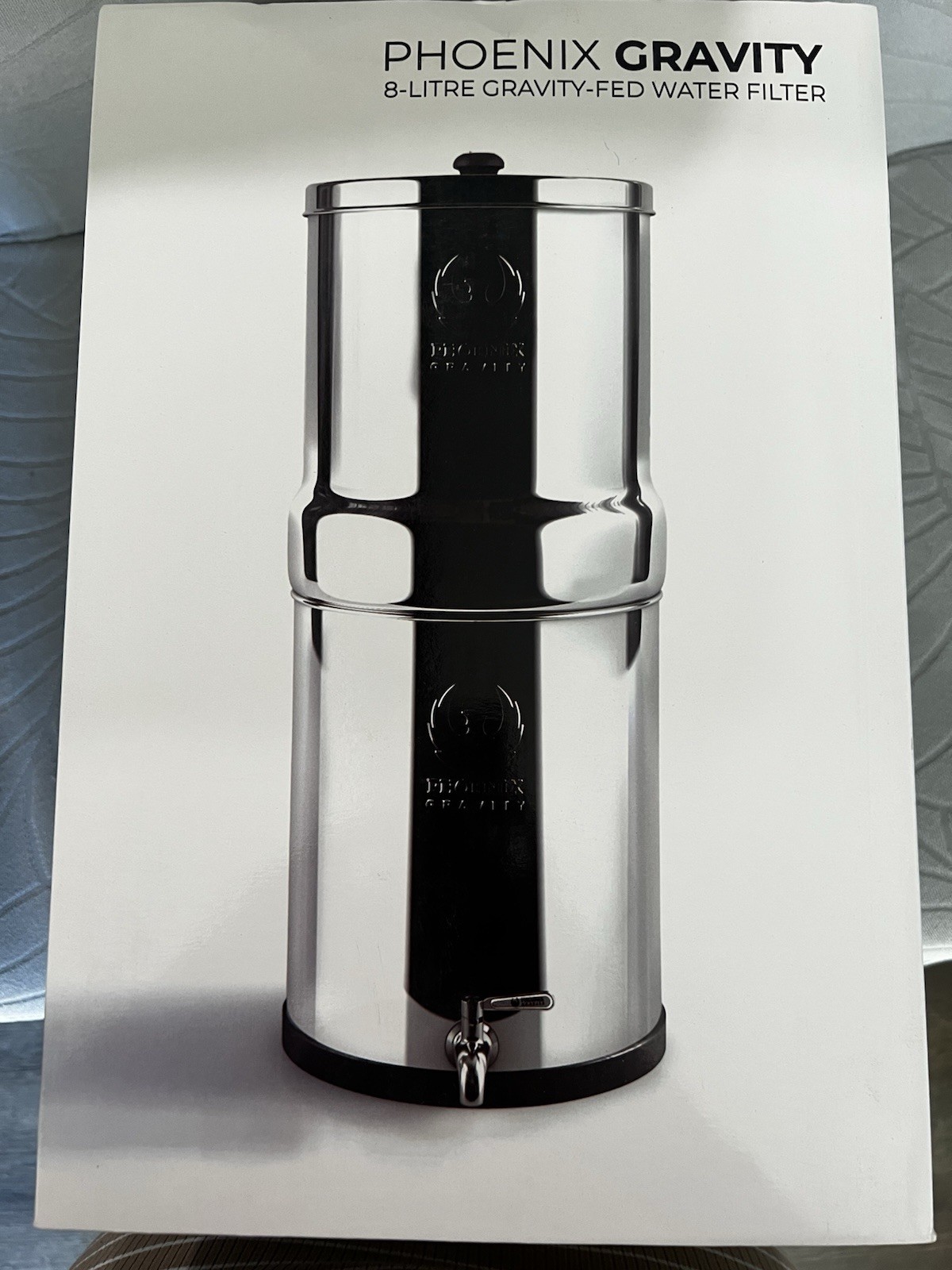 D304 2.25 G Gravity Water Filter System | Dual Carbon Filtration | NSF/ANSI 42 &
