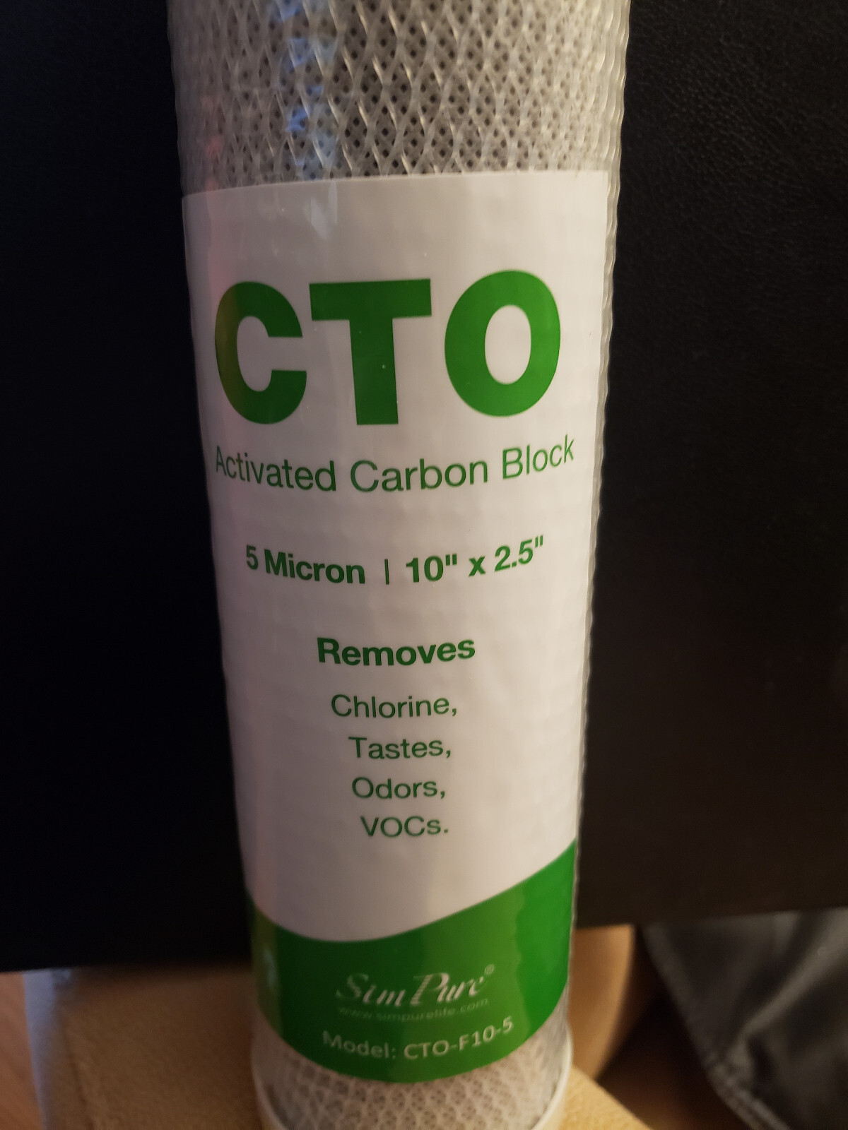 CTO Activated Carbon Block 5 micron 10 x 2.5″ Model CTO-F10-5 (quantity 4)