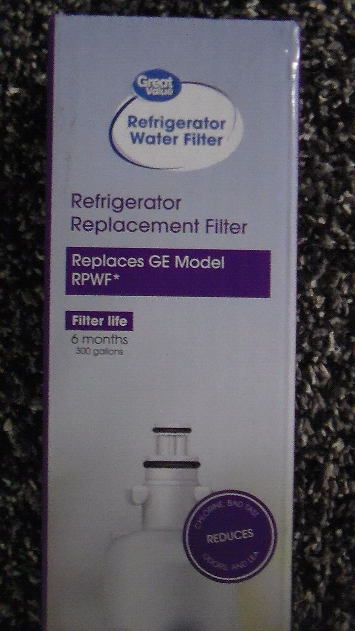 Water Filter. G.E. Model- RPWF 6months 300 gal