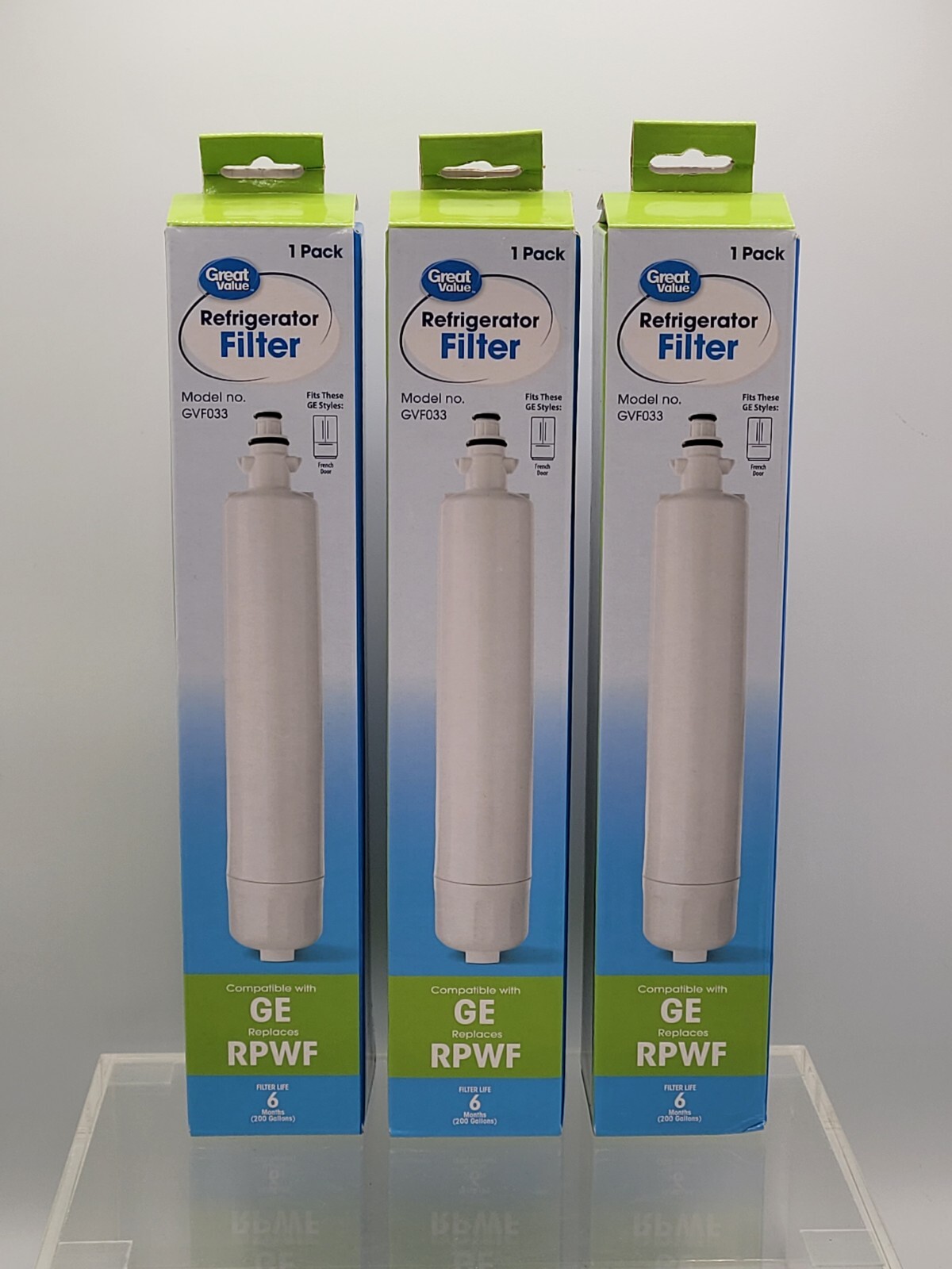 3x Replacement Refrigerator Water Filter For GE Model RPWF 6 Month 200 Gal. /ea
