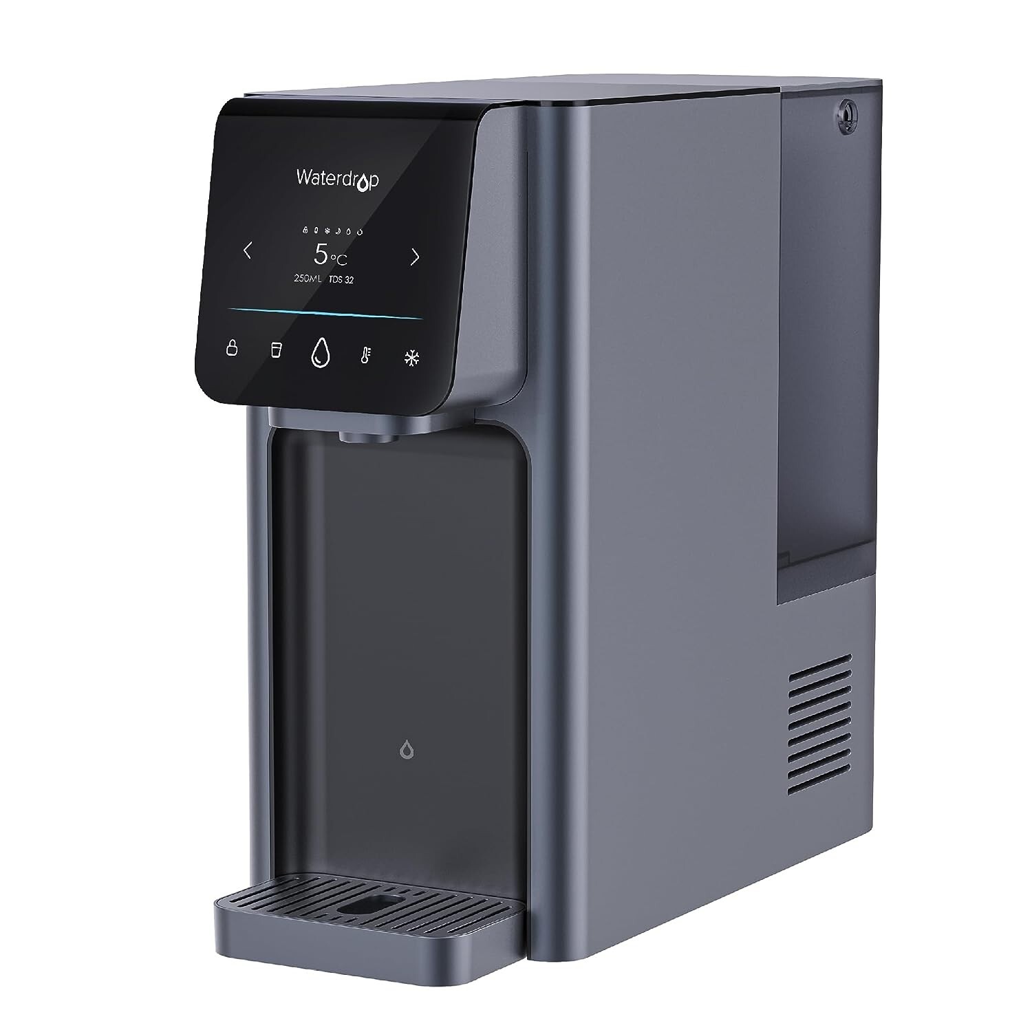 Waterdrop WD-A1 Countertop Reverse Osmosis System, Hot and Cold Water Dispenser
