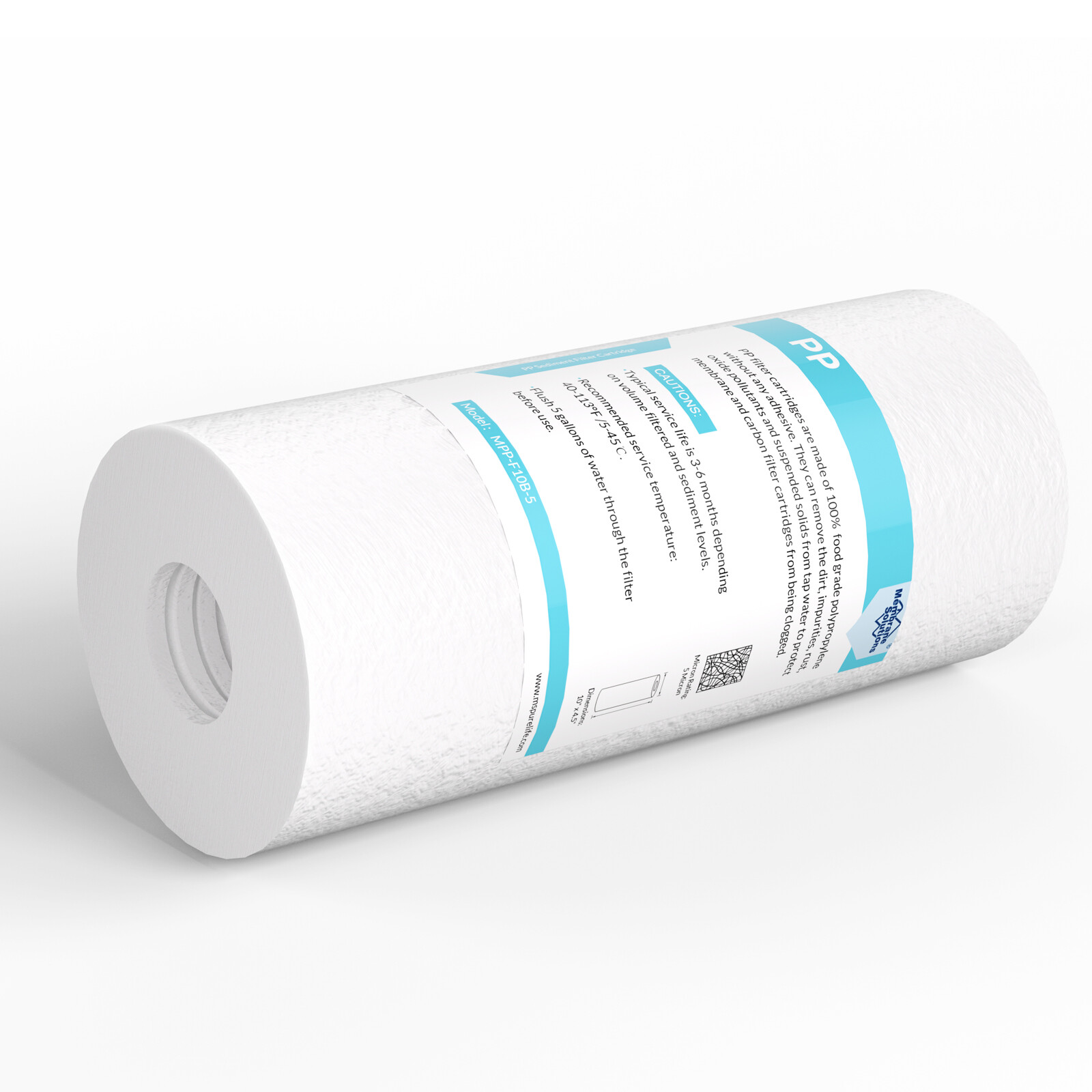 1-30Pack 10×4.5″ 5 Micron Sediment Water Filter Big Blue Whole House Replacement