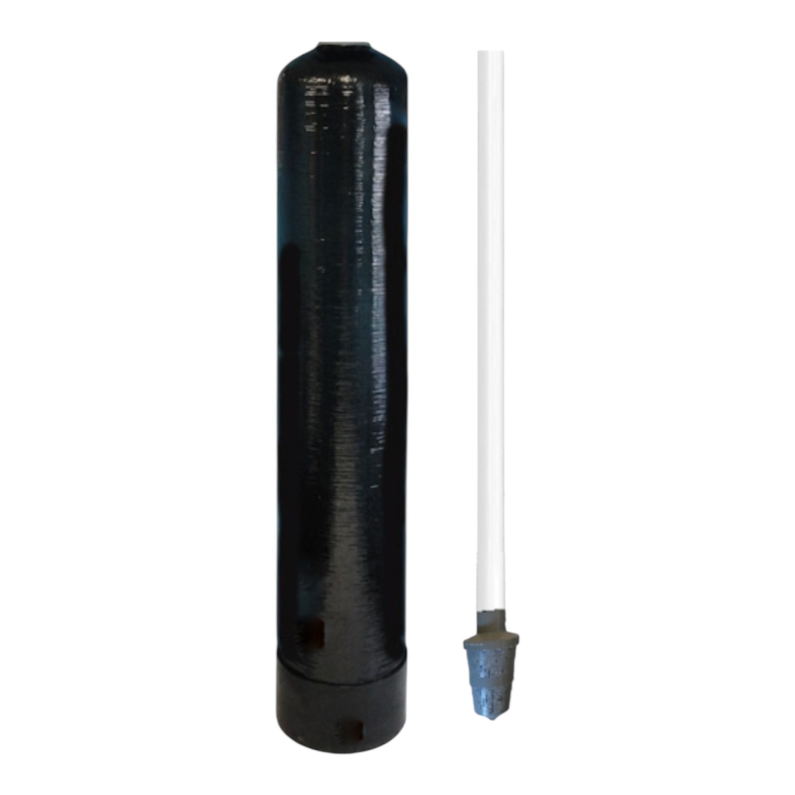 Resin Mineral Tank for r media 12″ x 52″ FRP TANK with Distribution Pipe/Riser