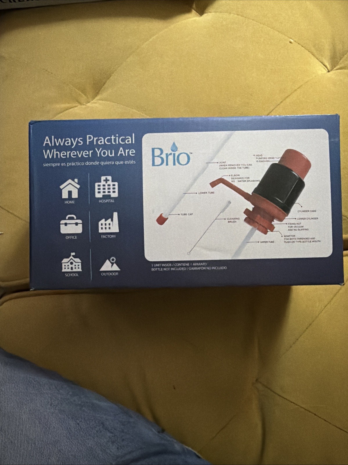 Brio Portable Water Dispenser Manual Drinking Water Pump – New