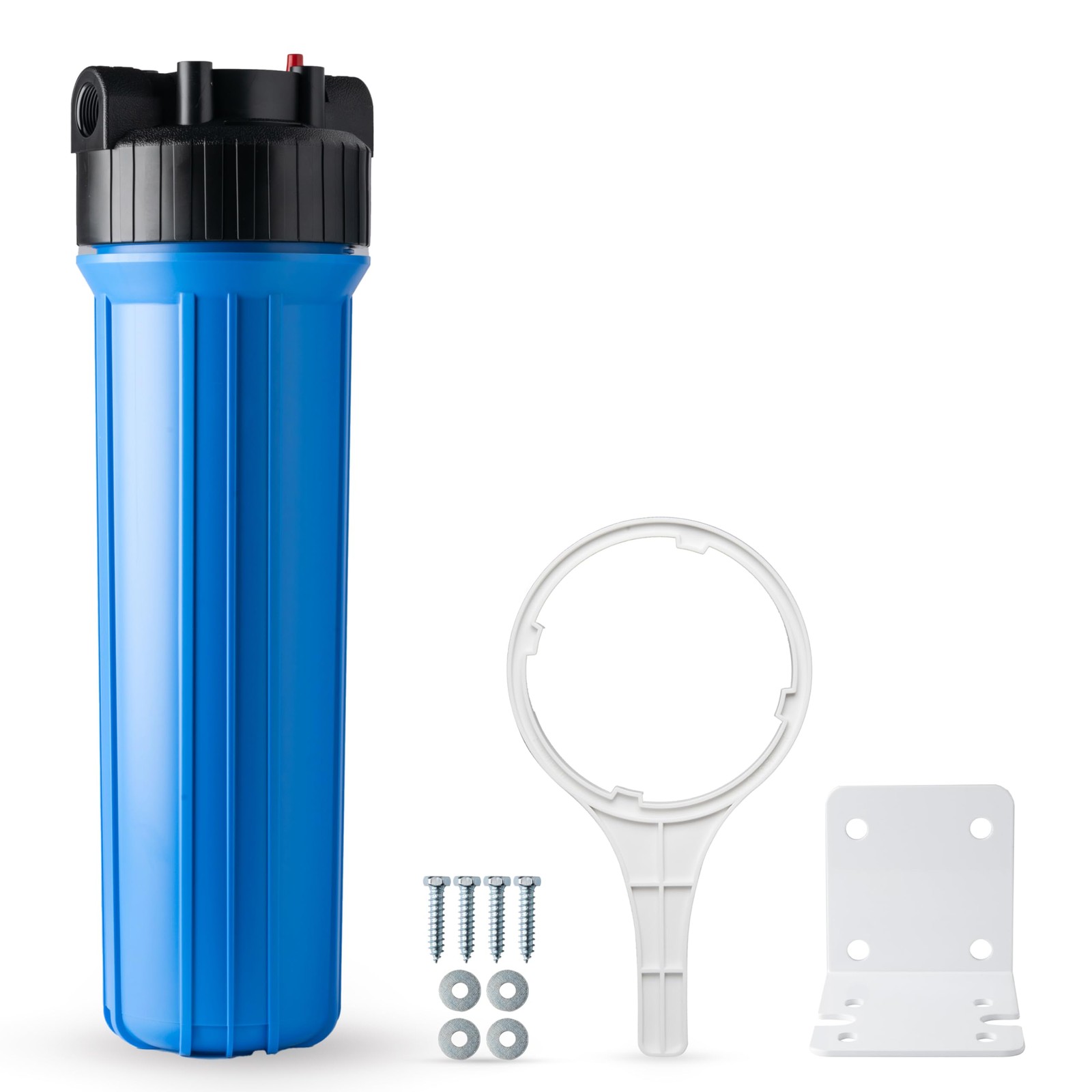 iSpring HB28B Whole House Water Filter Housing, 20″ x 4.5″ Universal Housing …