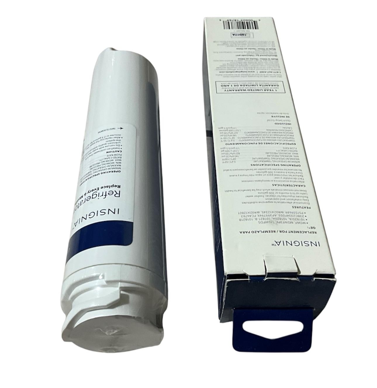 Insignia Water Filter for Select GE Refrigerators (1-Pack) NS-MSWF-1 (NEW)