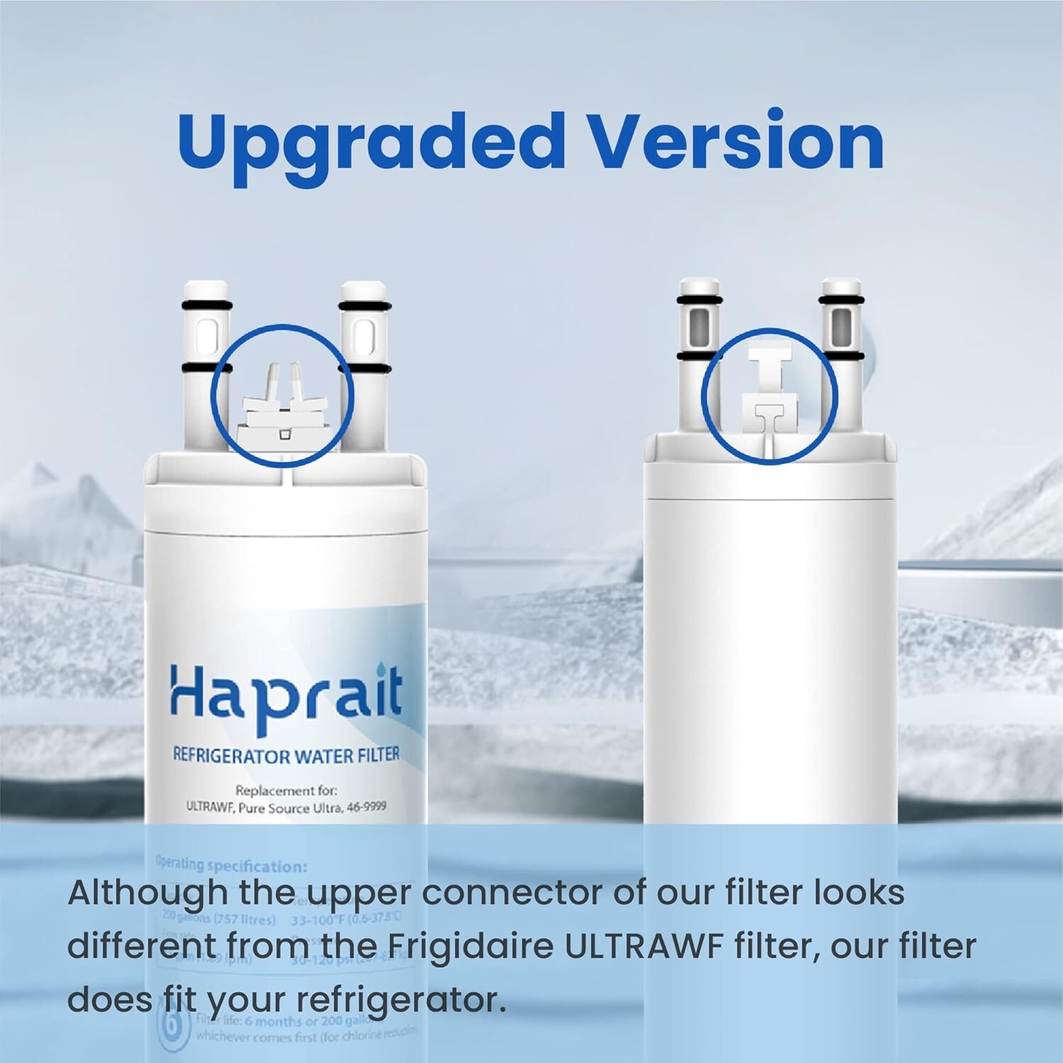 2 pcs Frigidaire ULTRAWF Pure Source Ultra Water Filter FGHB2844LP7 FGUN2642LP1