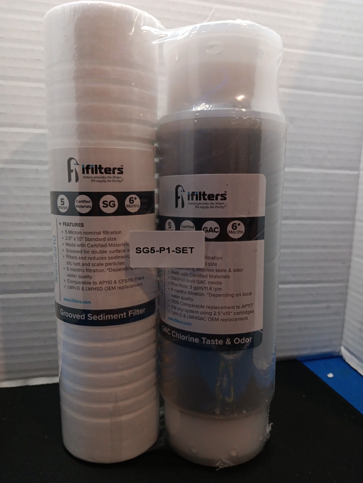 iFilters LWH-D Replacement Filter Set – Whole House 2 Stage Sediment – Rust