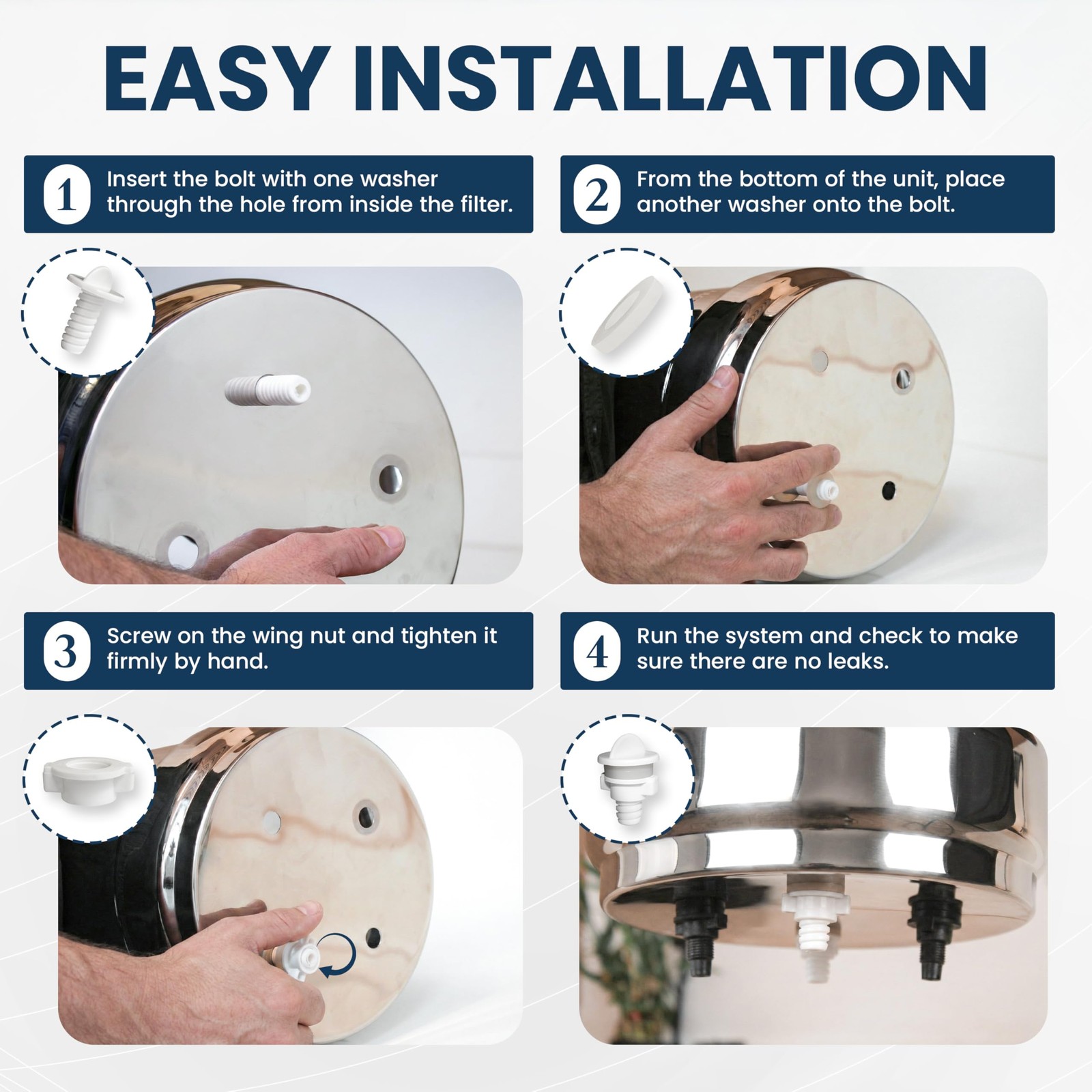 Polypropylene Hole Blockers for All Gravity-Fed Water Filtration Systems – PP Pl