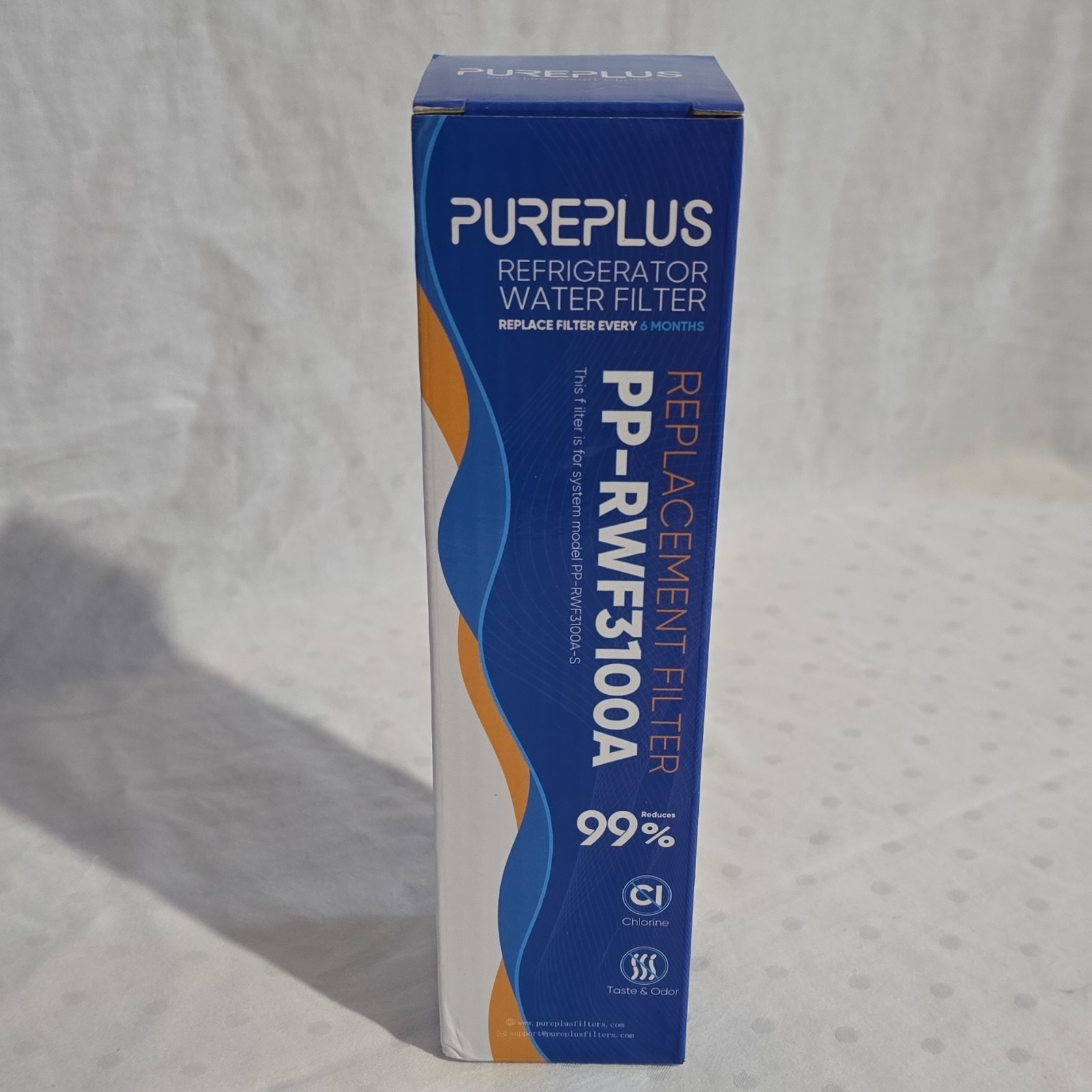 3 Pack PUREPLUS PP-RWF3100A Refrigerator Water Filter Replacement Sealed