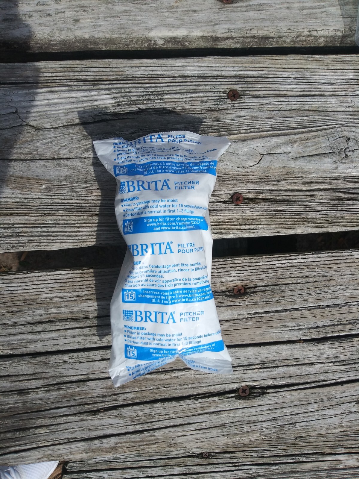2 Brita Water Filter Pitcher Advanced Replacement Filters 2 Count Pack no box