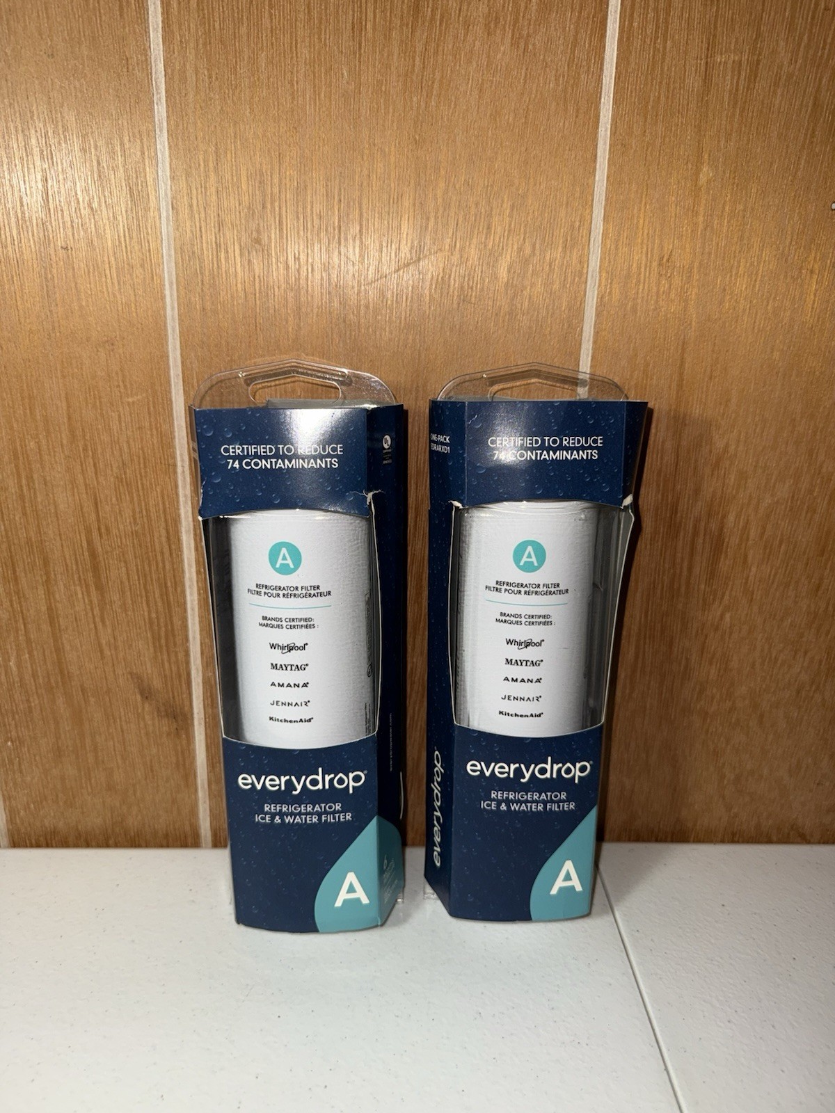 Lot/2 Everydrop Refrigerator Water Filters A EDRARXD1 NEW SEALED 6 Month Life