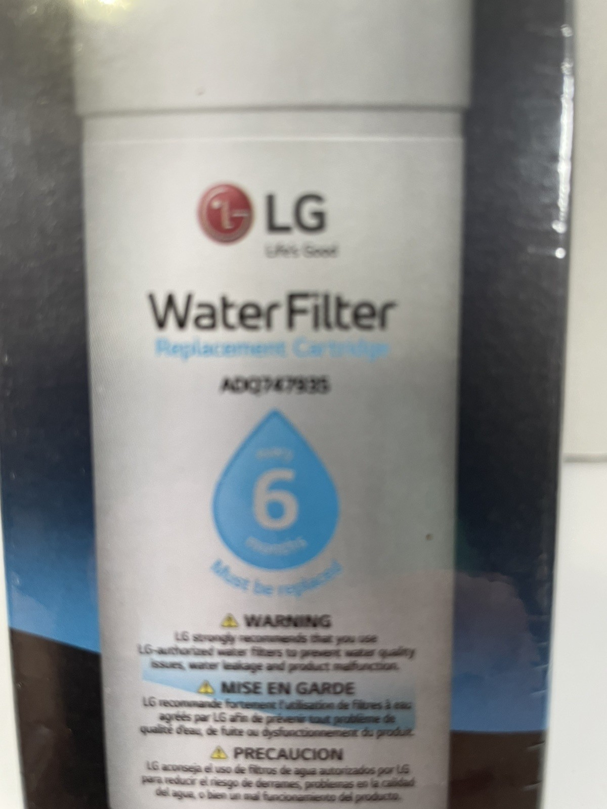 NEW SEALED LG Water Filter Replacement Cartridge (LT1000P/PC/PCS) OEM