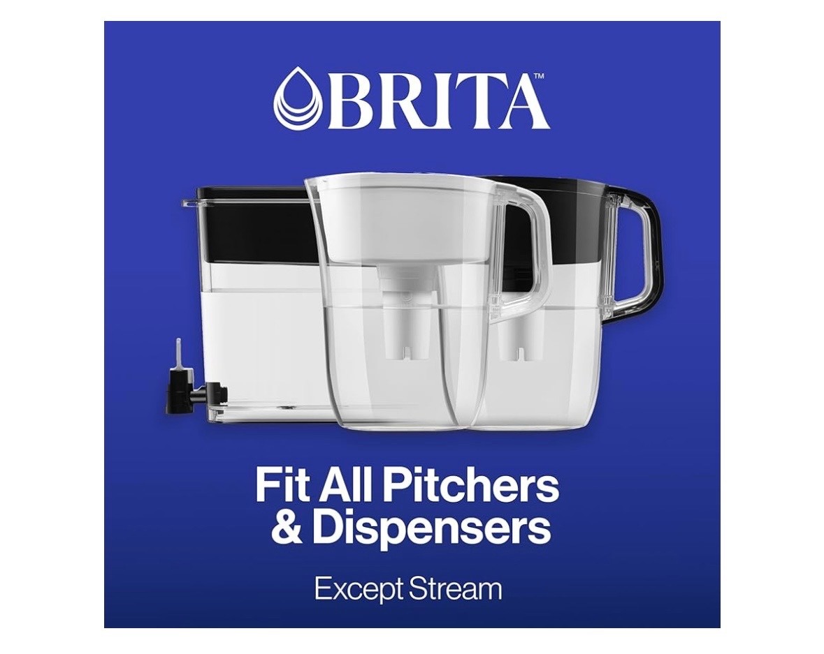 2 PACK Brita Elite Replacement Water Filters Pitcher Dispenser Sealed Blue OB06