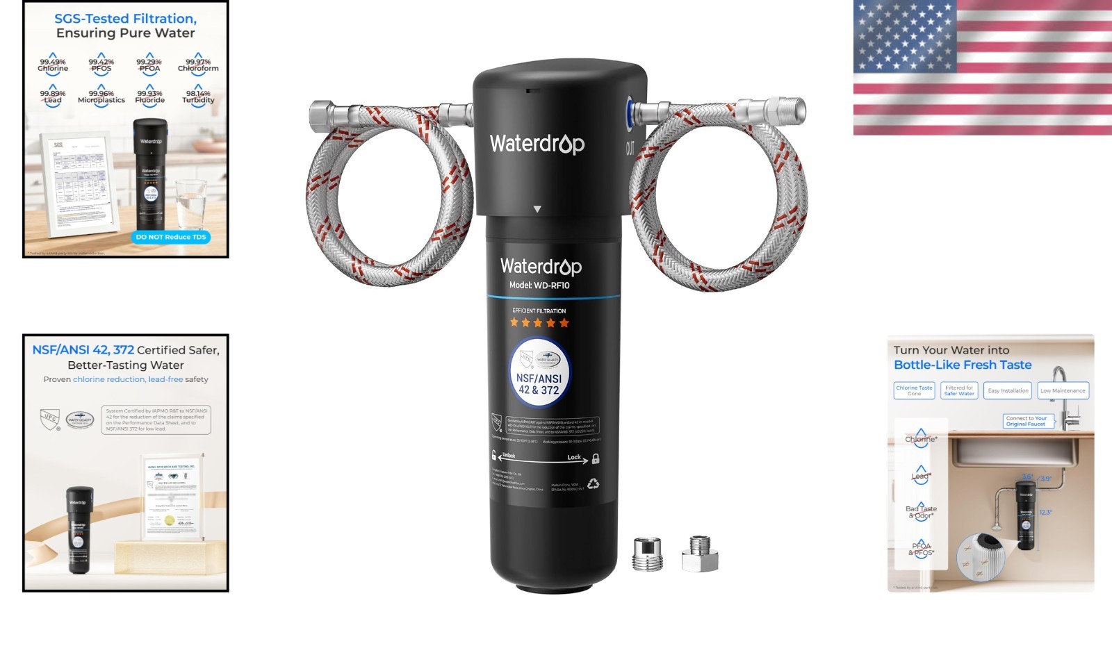 Efficient Water Filtration System Removes Impurities Retains Beneficial Minerals