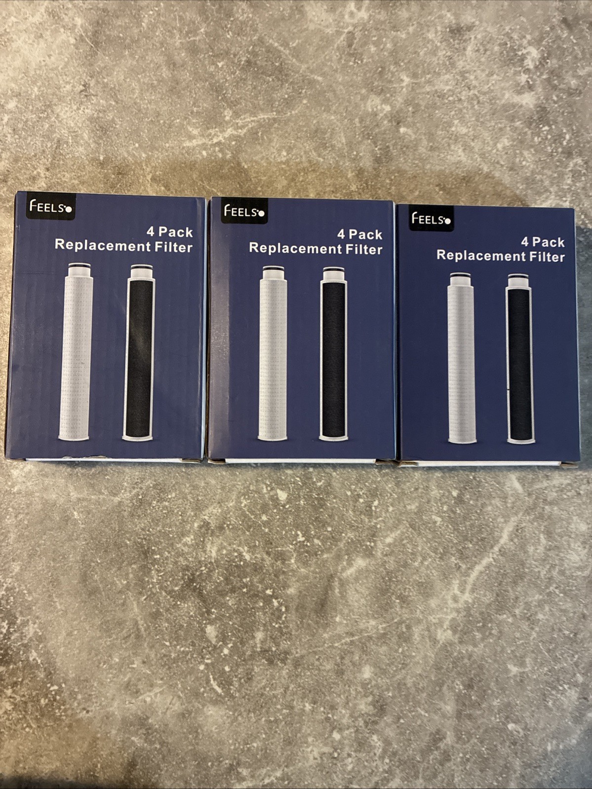 3 – 4 Packs Replacement Filters for Feelso Bathroom Faucet Charcoal filter