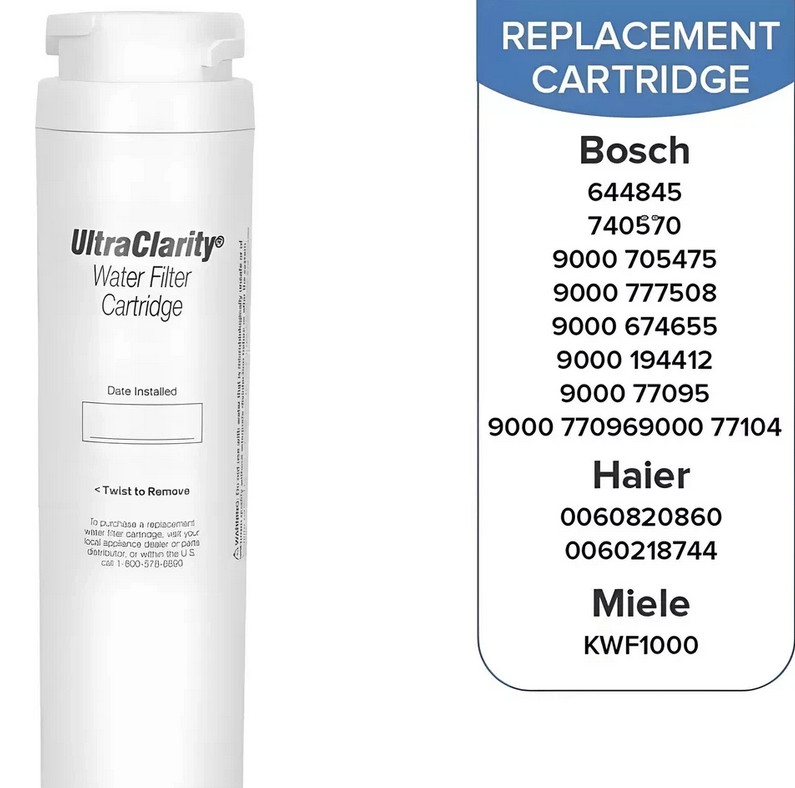 US STOCK Refrigerator Bosch Ultra Clarity 9000 077104 Wate Filter 1/2/3/4PACK