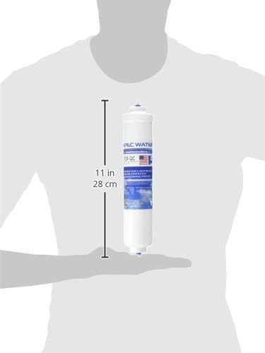 APEC Water 5-TCR-QC 10 Inch Inline Carbon RO Filter Quick Connect NEW
