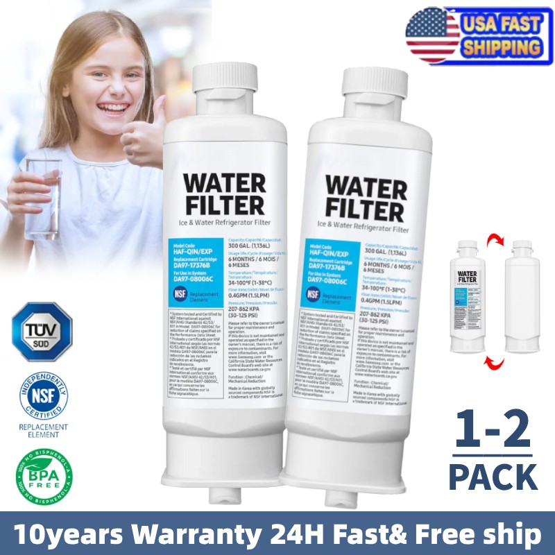Replacement for Samsung DA97-17376B HAF-QIN/EXP Refrigerator Water Filter