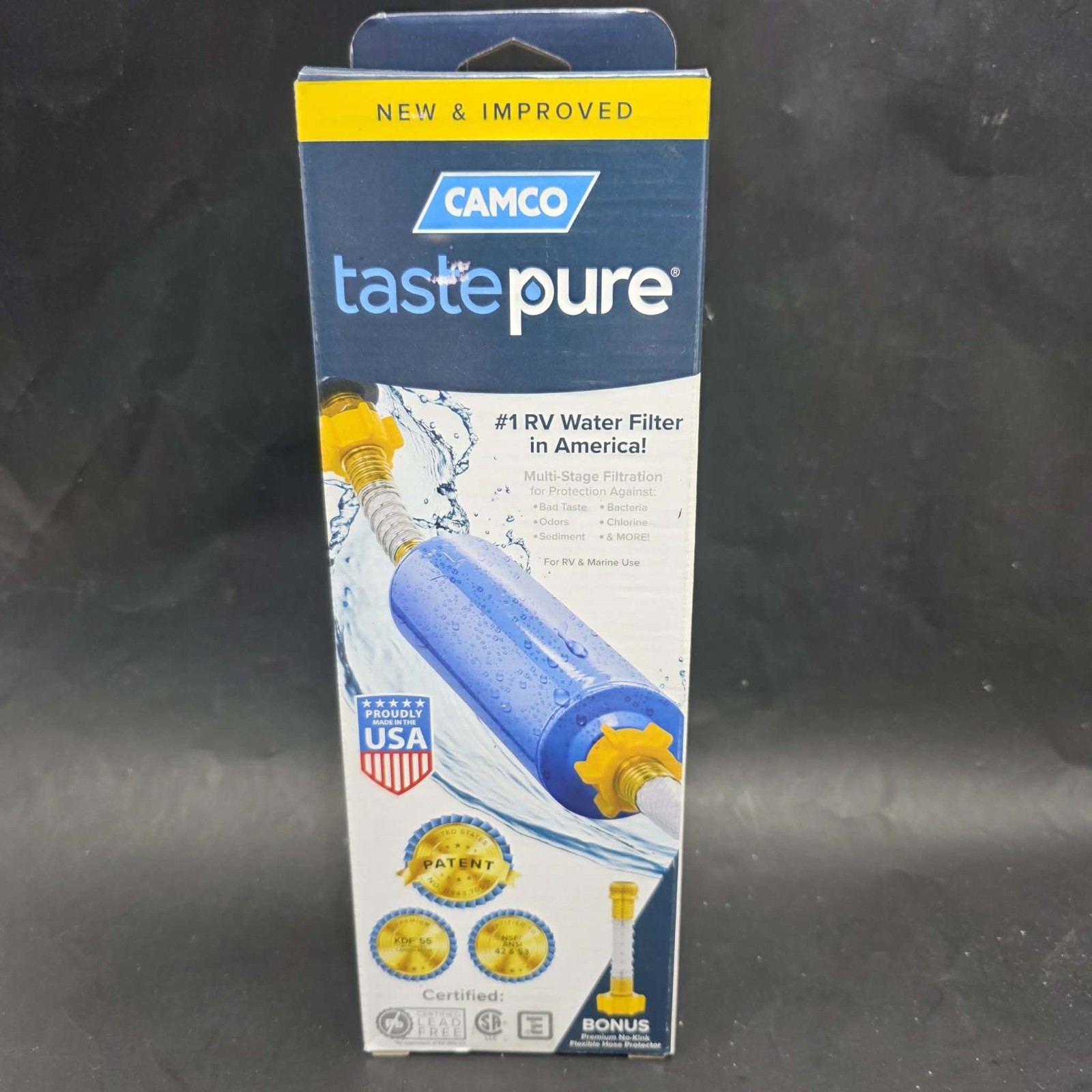 CAMCO Tastepure RV Water Filter New Advanced 6-Step Patent-Protected Filtration