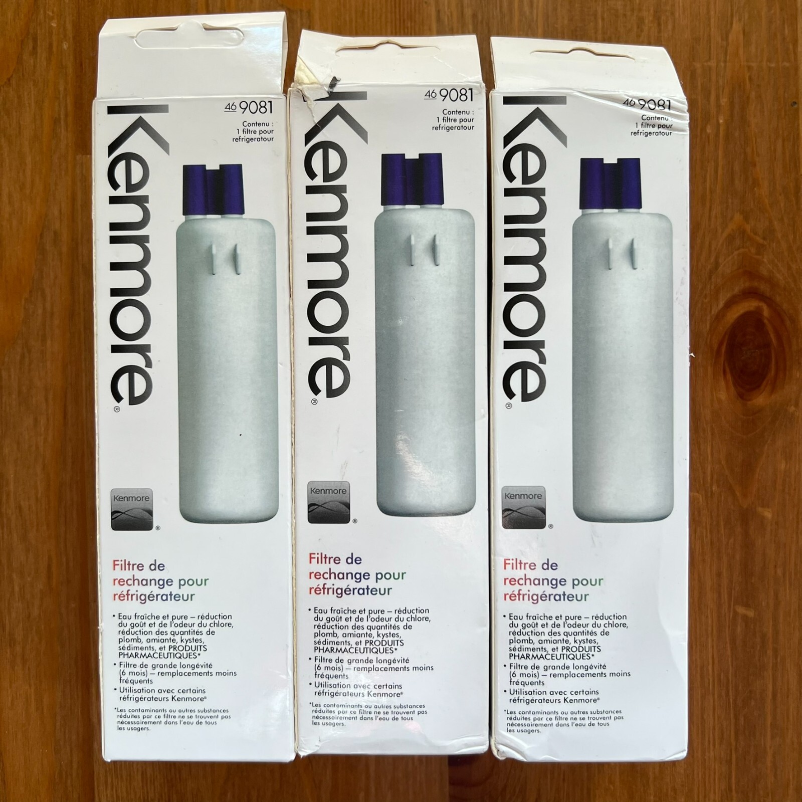 3 Pack Kenmore Replacement Refrigerator Water Filter 469081
