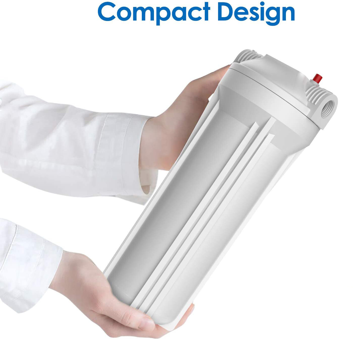 SimPure 20″ / 10″ Big Blue Whole House Water Filter Housing Filtration System RO