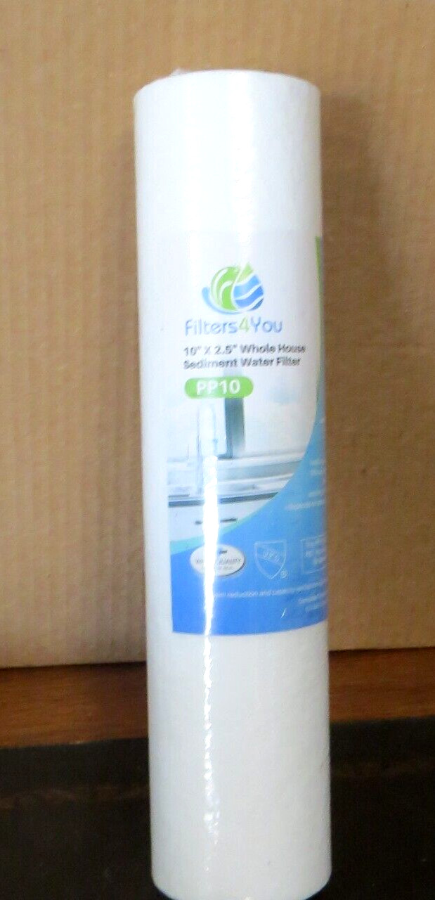 NEW Filters 4 You Whole House Sediment Water Filter 10-In x 2.5-In (B)