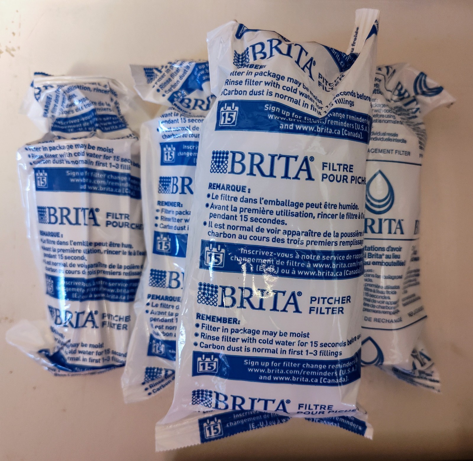 Brita Water Pitcher*Replacement Filters*3 Pack*Sealed*