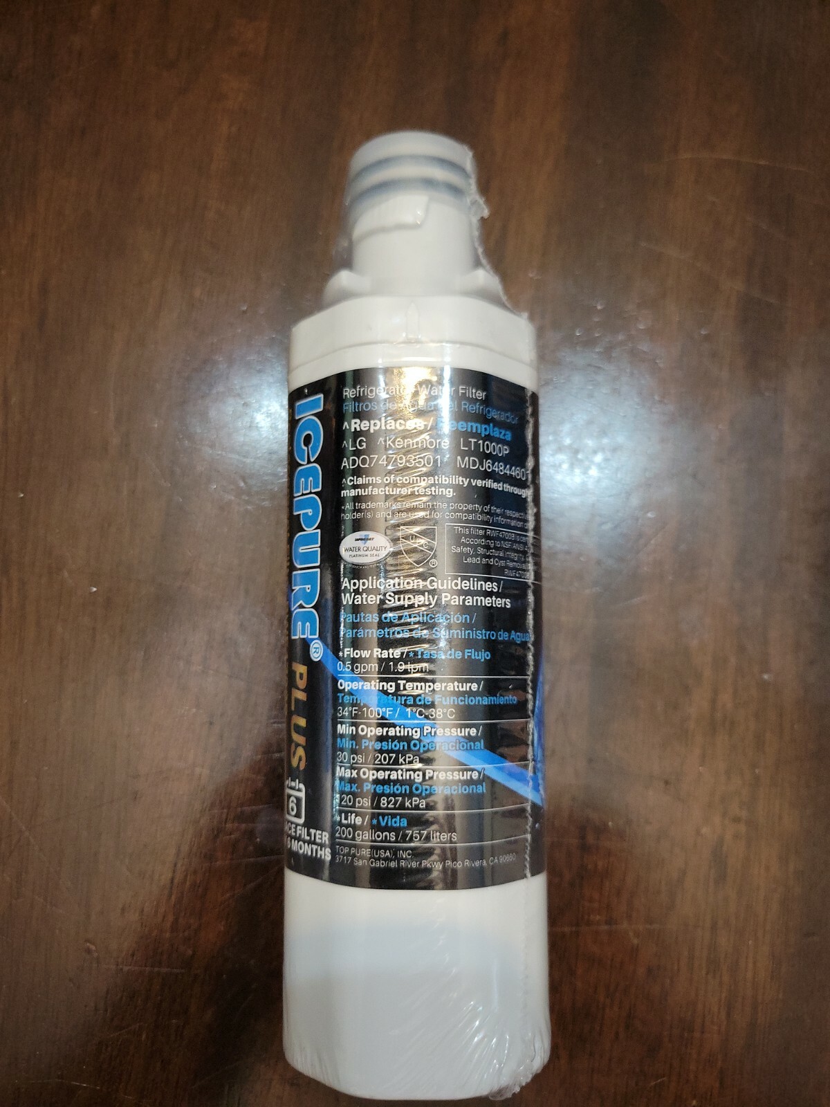Refrigerator Water Filter Replace LG LT1000P, MDJ64844601,Kenmore 46-9980